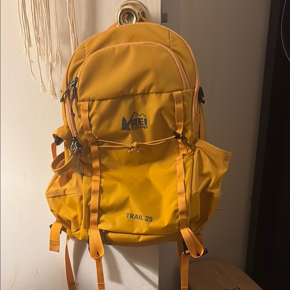 REI Trail 25 Yellow Backpack